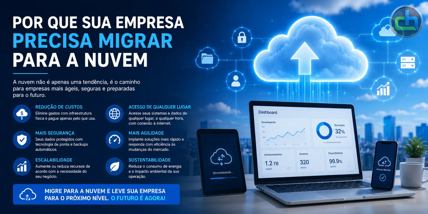 Por que sua empresa precisa migrar para a nuvem em 2025
